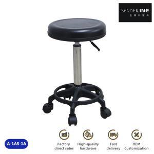 China PU Chair Black Round Cushion One-time Fermentation Molding Seat Bag 330mm Diameter wholesale