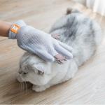 Silicone Pet Glove Hair Deshedding Brush Dog Grooming Tool For Remove Hair