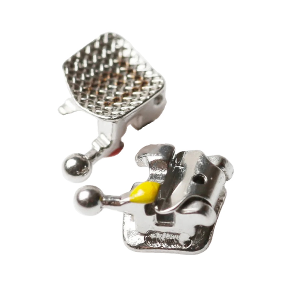 Q Type Self Ligating Dental metal Orthodontic Bracket Ortodoncia With 345 Hooks
