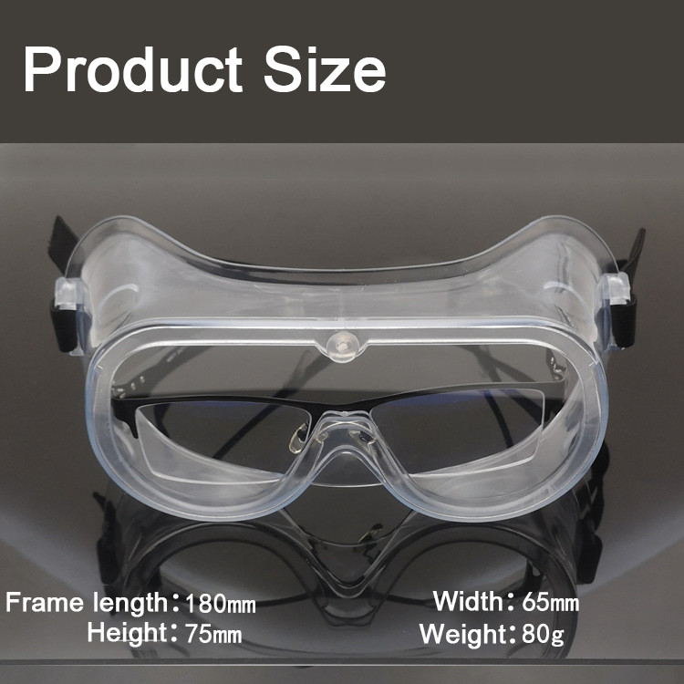 TransparentEye Protection Goggles Lightweight For Preventing Influenza Virus