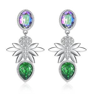 China Diamond Gift Sterling Silver Jewelry Earrings wholesale