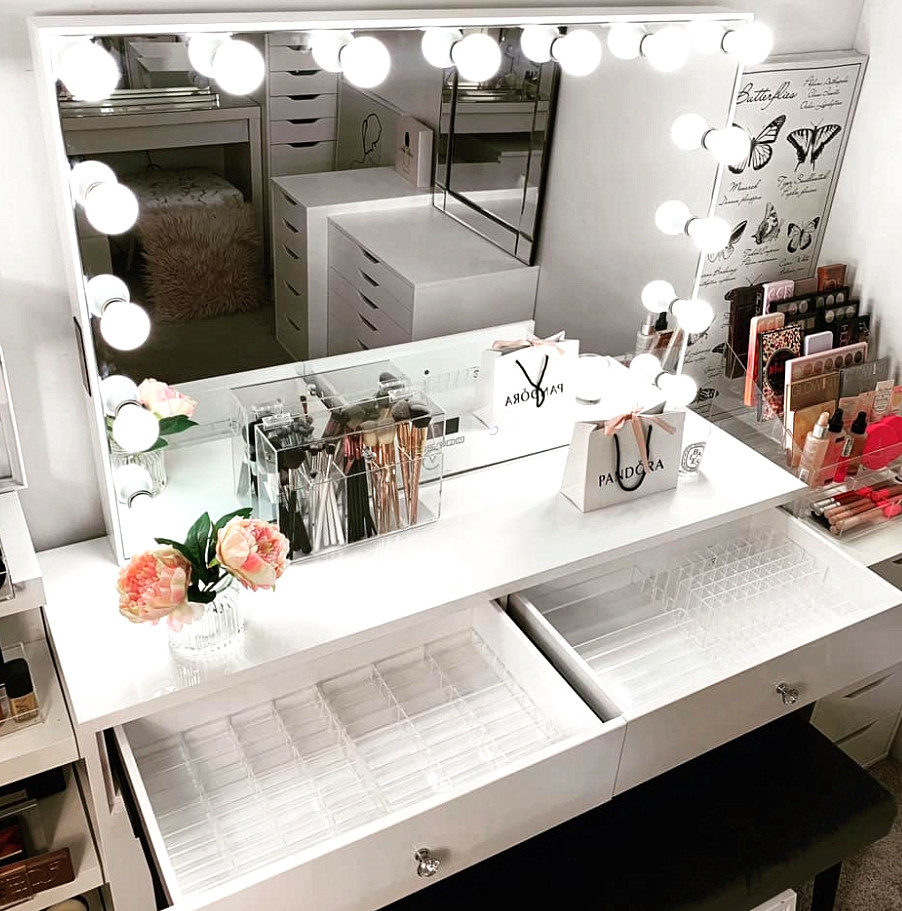 Full Length Hollywood 50x Magnifying Mirror Customzied