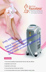 China 810nm hair removal laser diode light sheer laser hair removal system painless hair removal wholesale