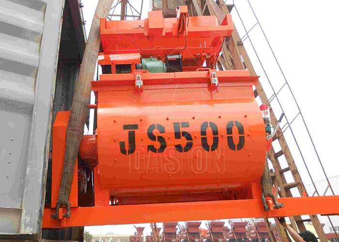 twin shaft concrete mixer