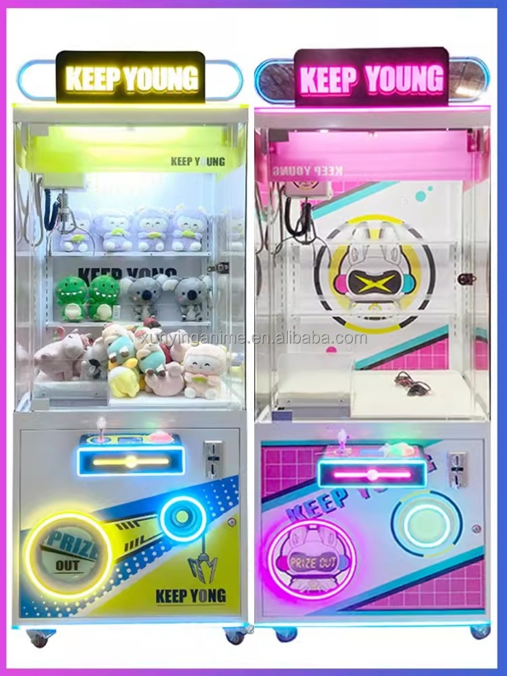 Coin Operated Child Toy Crane Claw Vending Gift Game Machine for Amusement Game Center