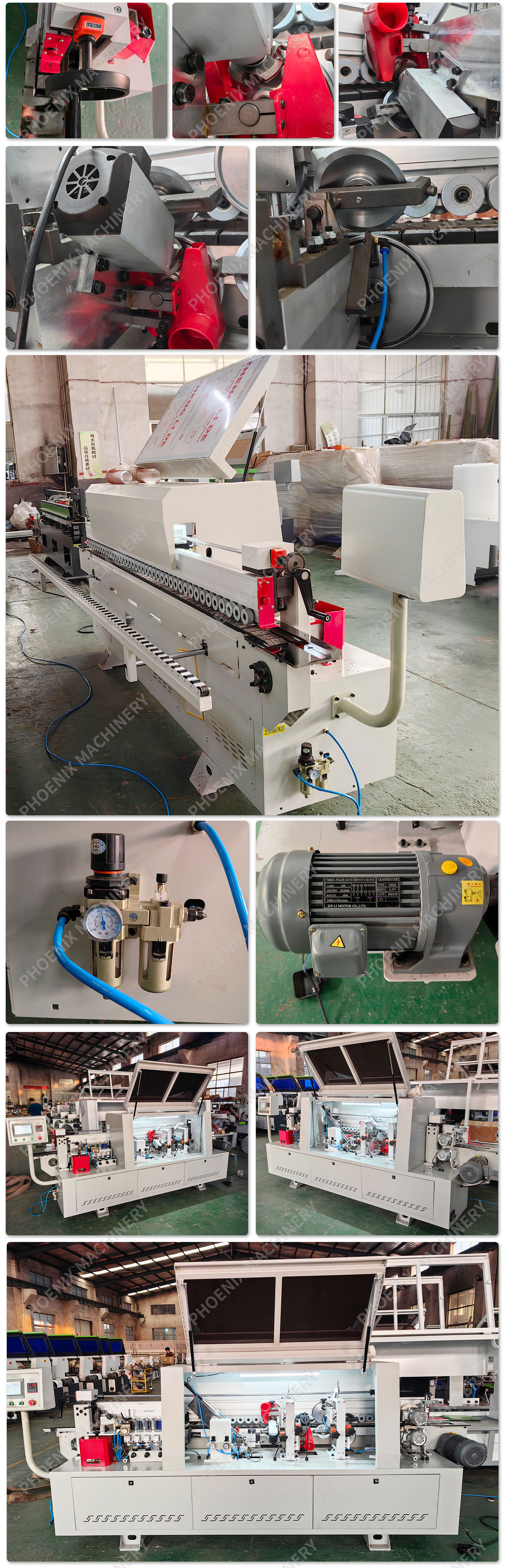 220V/380V/440V Customized Wood Edge Bander Banding Machinery for Woodworking Needs