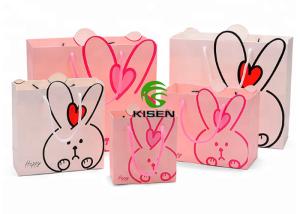 China New Born Baby Gift Retail Paper Shopping Bags Art Coated Cute Shape With Handle wholesale