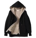 Small Quantity Clothing Production Women'S Long Sleeve Hoodies Solid Color