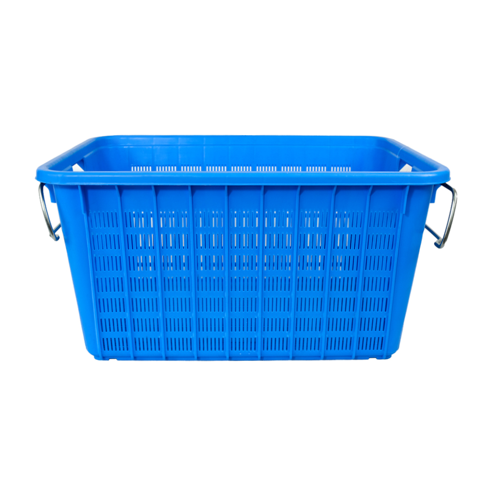 Customized Logo Heavy Duty Mushroom Plastic Basket for Fruit and Vegetable Turnover