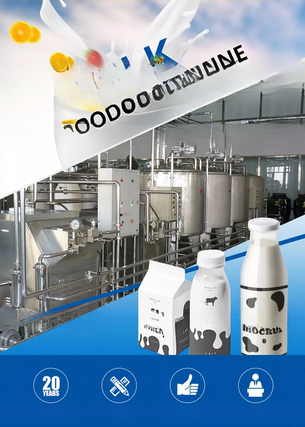 Standard Size Flavoured Camel Milk Powder Production Line with 2000 KG Output