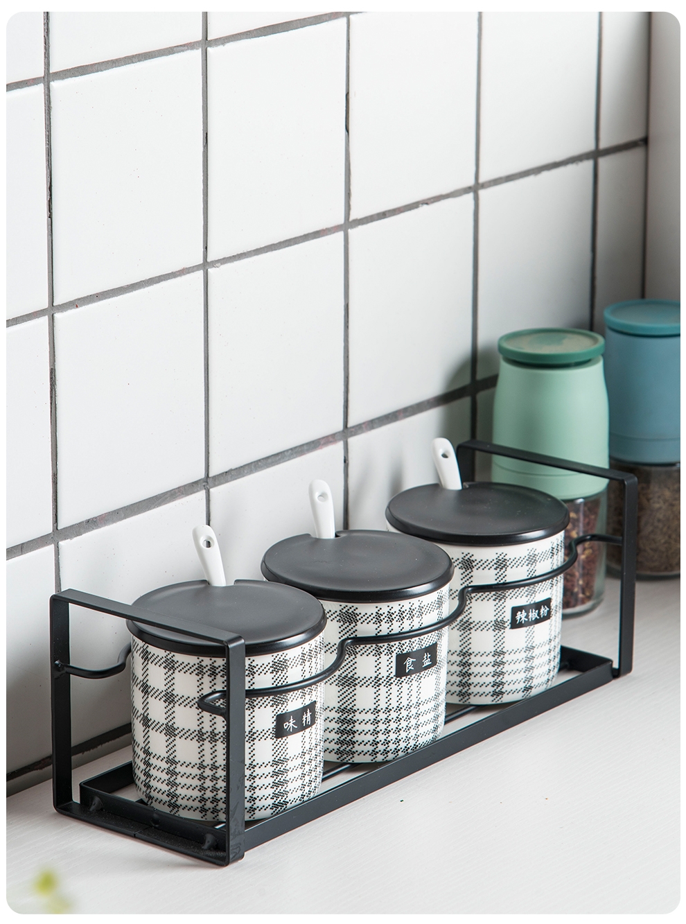 Multifunctional Tea Coffee And Sugar Pots In Ceramic Kitchen Canisters For Food Storage