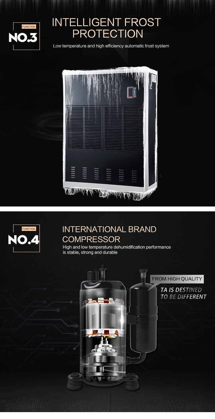 R22 Refrigerant 50L/HOUR Industrial Air Dehumidifier