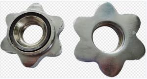 China Anti Slip Dumbbell Spinlock Collars Screw Barbell Hex Nut Weight Lifting wholesale