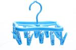 Betterall Blue Fashionable Clips Socks Usage Plastic Hangers