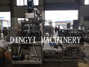 China Soft Gel Industrial Mixer Machine , Touch Screen Cream Processing Equipment wholesale