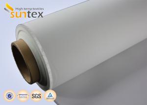 China Heat And Cold Resistant PU Coated Fiberglass Fabric 0.4mm For Air Distribution Ducts M0 wholesale
