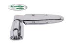 95KG Bearing Zinc Coldroom Parts Adjustable Door Hinges With Spring