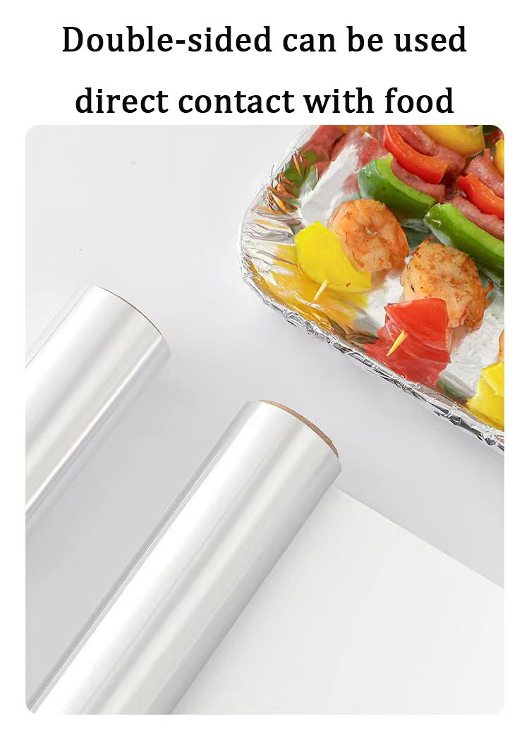 8011 Aluminum Foil Roll Raw Material for Household Small Rolls of Alloy8011 3003 1235