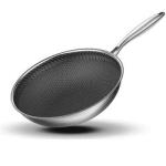 New Product Multifunction Flat Bottom Kitchen Cooking Ware Stainless Steel Non