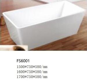 China Freestanding Acrylic Bathtub 1 People Capacity wholesale