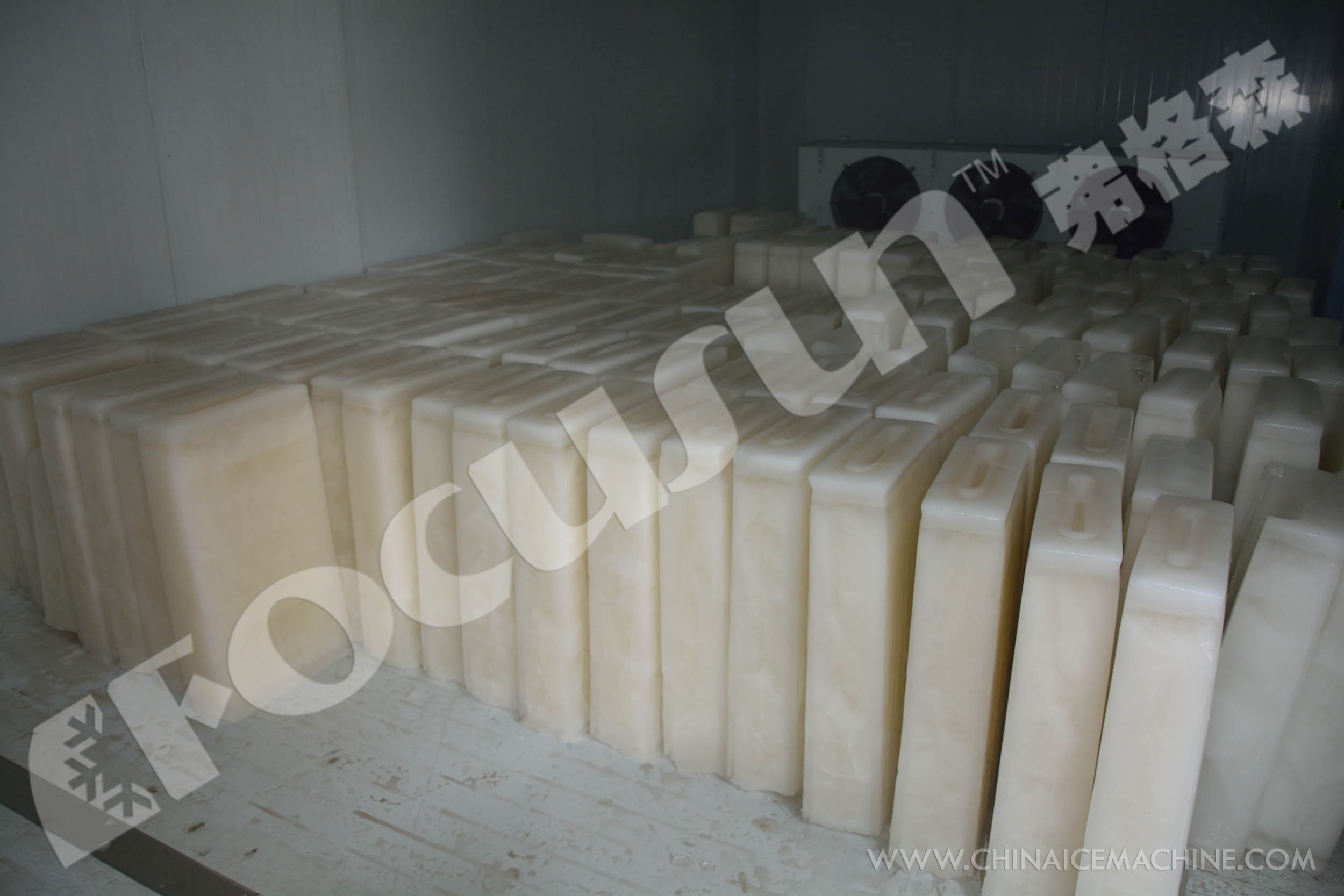 Focusun 1T/2T/3T/5T/10T Automatic Cube Ice Machine for 3000kg/day Manufacturing
