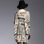 Luxury Women's fashion wholesale knit pullover sweater with printing tops crew