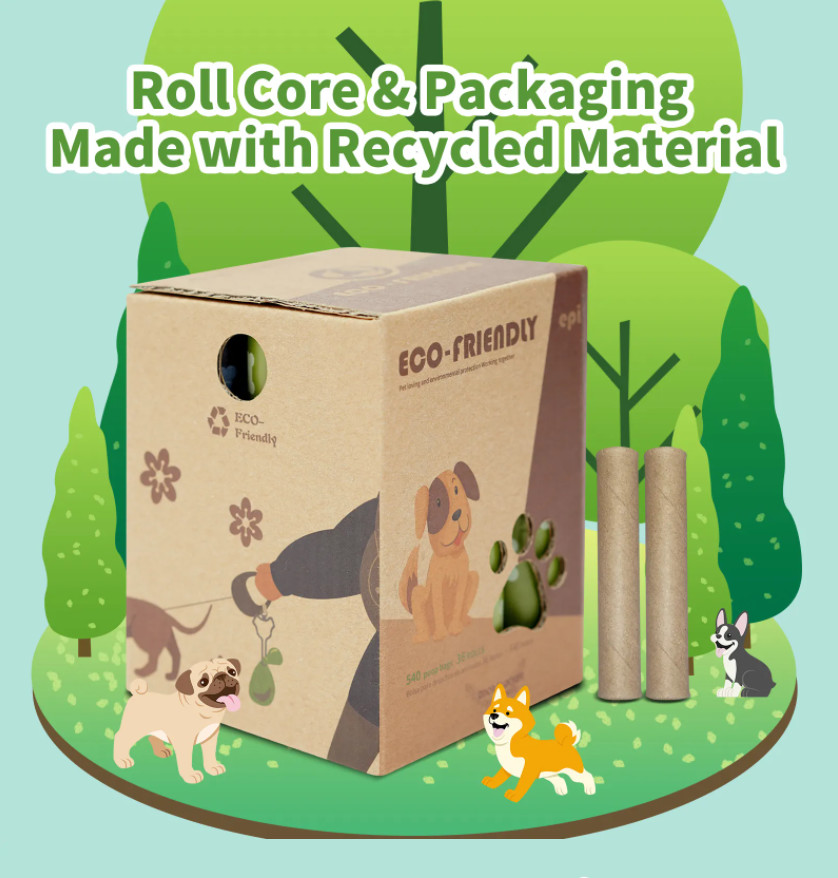 Eco Friendly Pet Waste Bag Disposal Biodegradable Compostable Dog Waste Bags