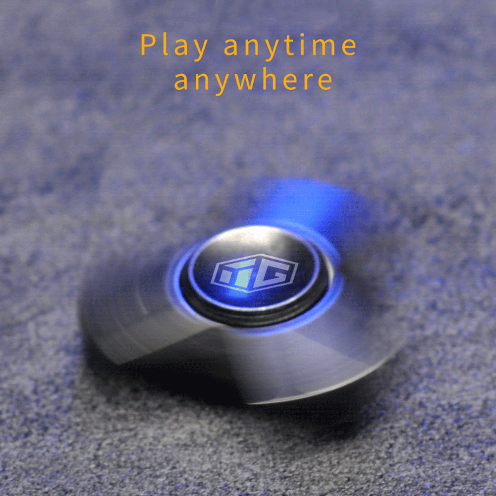 Classic Heart of Steel Fidget Spinner Metal Sensory Toy for Anxiety and Stress Relief