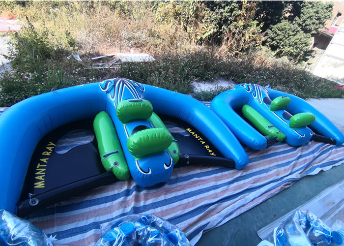 0.9mm Pvc Tarpaulin Towable Inflatable Flying Manta Ray fly fish Water Sport 3*2.6m