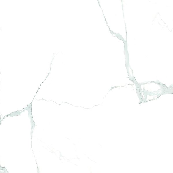 Living Room Carrara White Marble Surface Tile 600x600mm Size Glaze Polished Marble Tile Solid Vitrified Floor Tiles House Decor