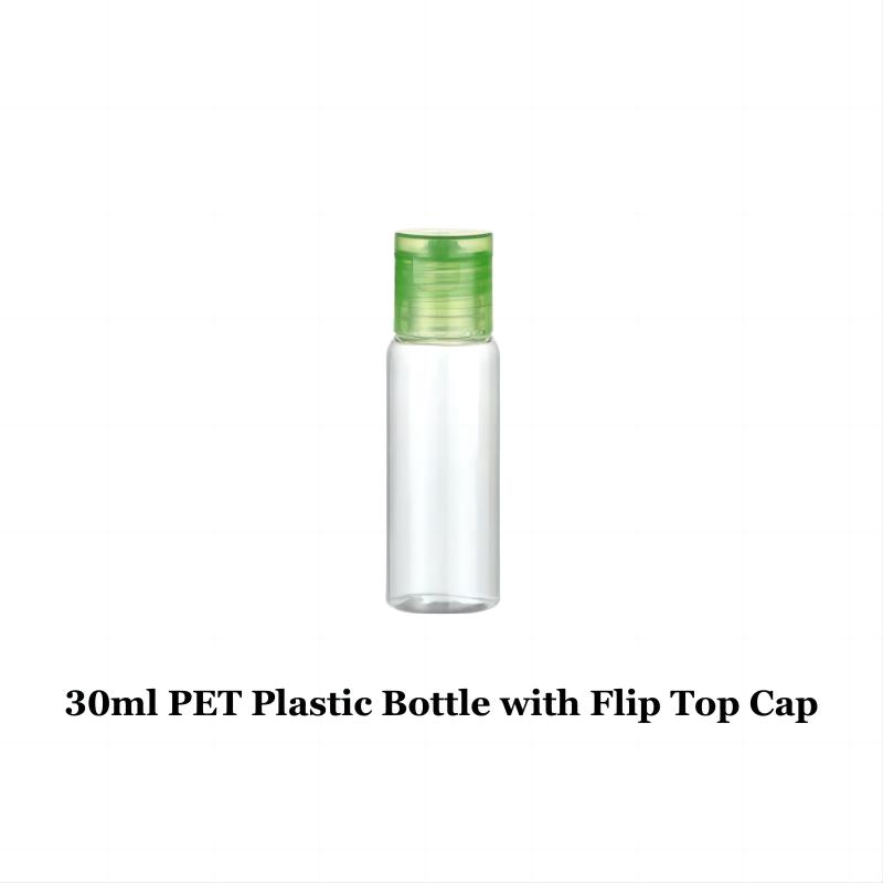 Customized 25ml 30ml 80ml 200ml PET Plastic Bottle with Fine Mist Sprayer and Plastic Caps