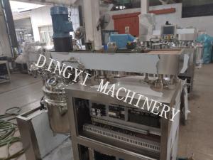 China HMI Control Vacuum Homogenizer Cream Mixer / Cosmetic Lotion Making Machine wholesale