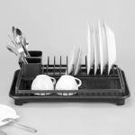 Compact Aluminum Dish Drainer Wire Racks For Kitchen Household