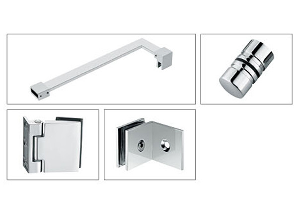 Door Pivot Hinge Shower Door Hinges With Exquisite Polishing Process