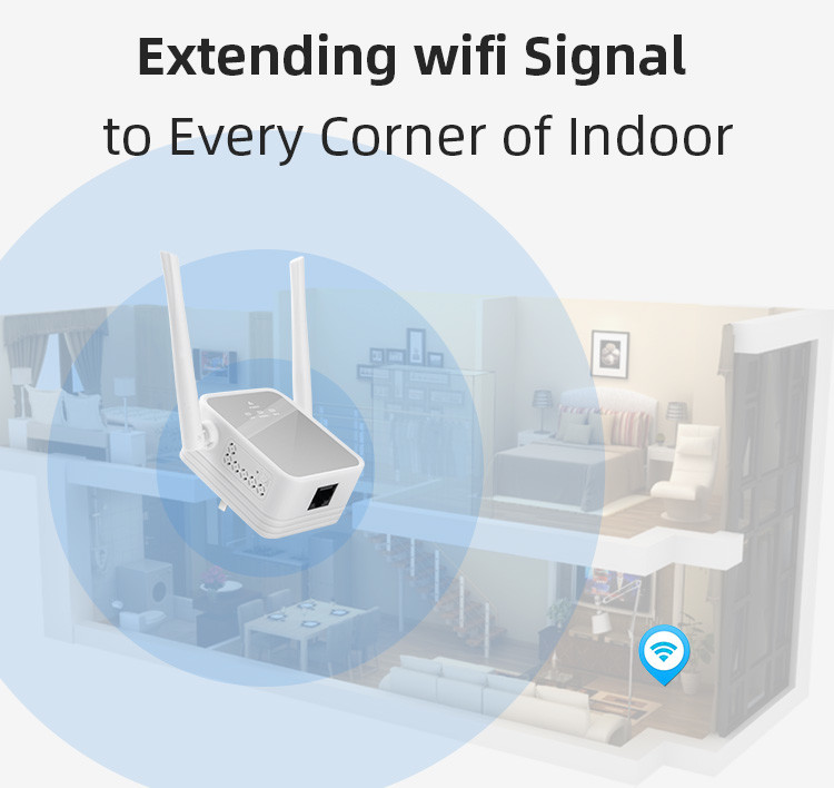 300Mbps Wall Plug WiFi Extender Home Devices 4G Router Wifi Repeater