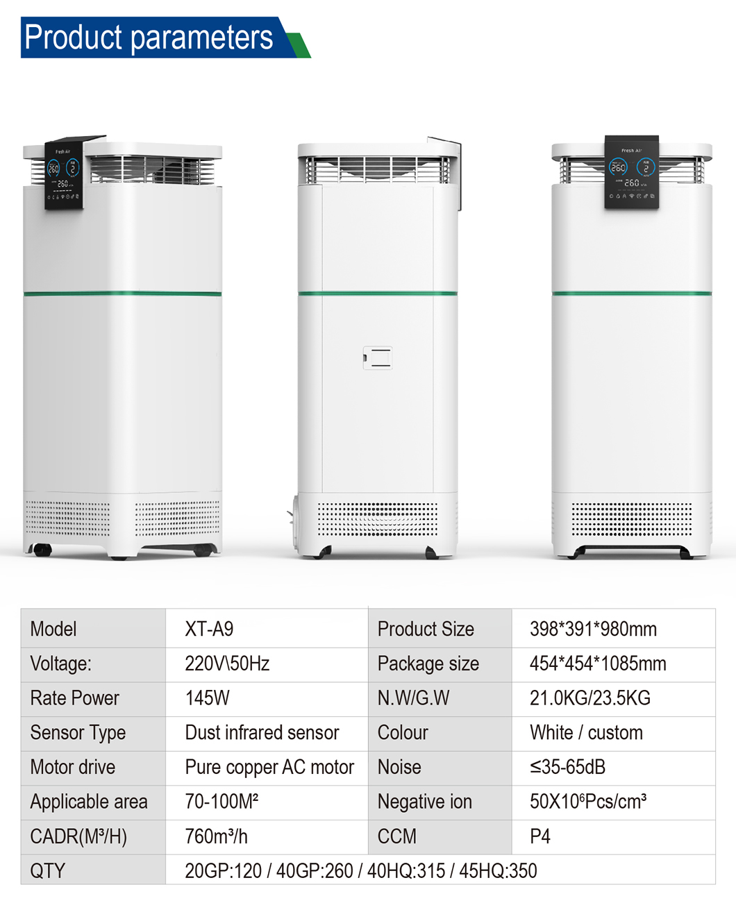 Homefish OEM Luftreiniger Purificador H13HEPA Filter Air Purifier Humidifier Commercial Negative Tower Air Purifier UV WIFI Home