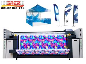 China 1800DPI 3.2m Digital Fabric Printers Flag Textile Printer wholesale