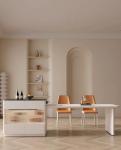 Rock Plate Hotel Restaurant Furniture Creative Dining Table Set