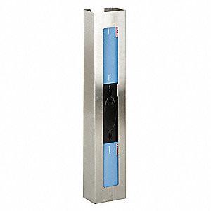 China Silver Coated Disposable Glove Dispenser , Vertical Glove Medical Glove Dispenser wholesale