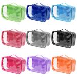 Waterproof Plastic Bag PVC Cosmetic Bag Brushes Organizer