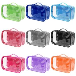 China Waterproof Plastic Bag PVC Cosmetic Bag Brushes Organizer wholesale