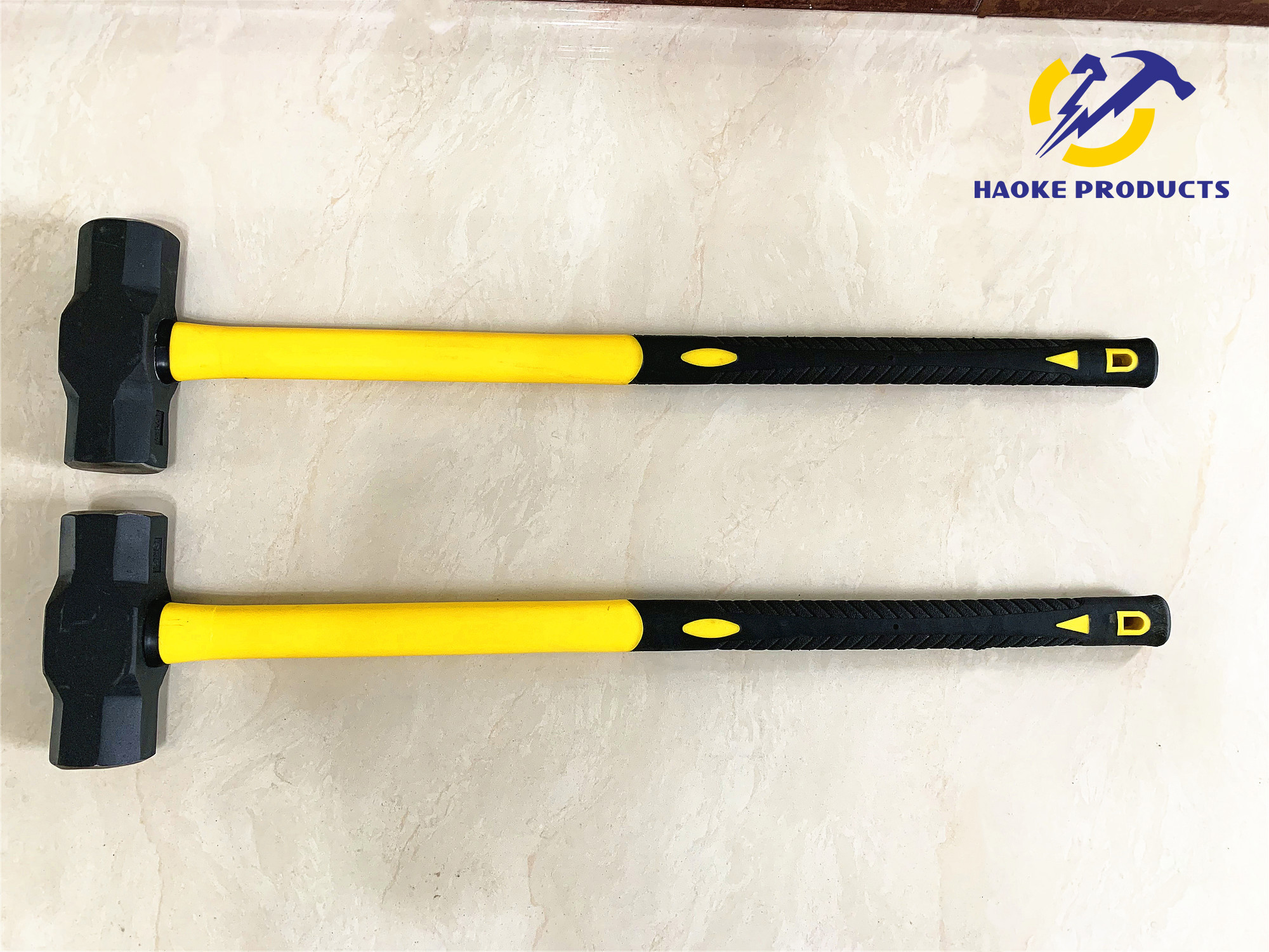 No Deformation And Safty American Type C1045 Forged Carbon Steel Sledge Hammers With Plastic Coated Handle