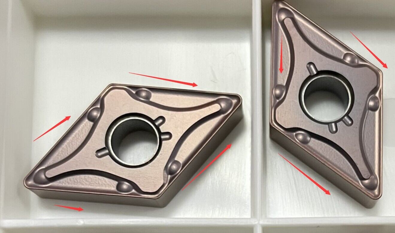 XEKT Aluminium Turning Inserts , Milling Carbide Inserts 19M530FR