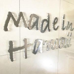 China Business Logo Clear Plastic Letters For Signs Indoor Decoration wholesale