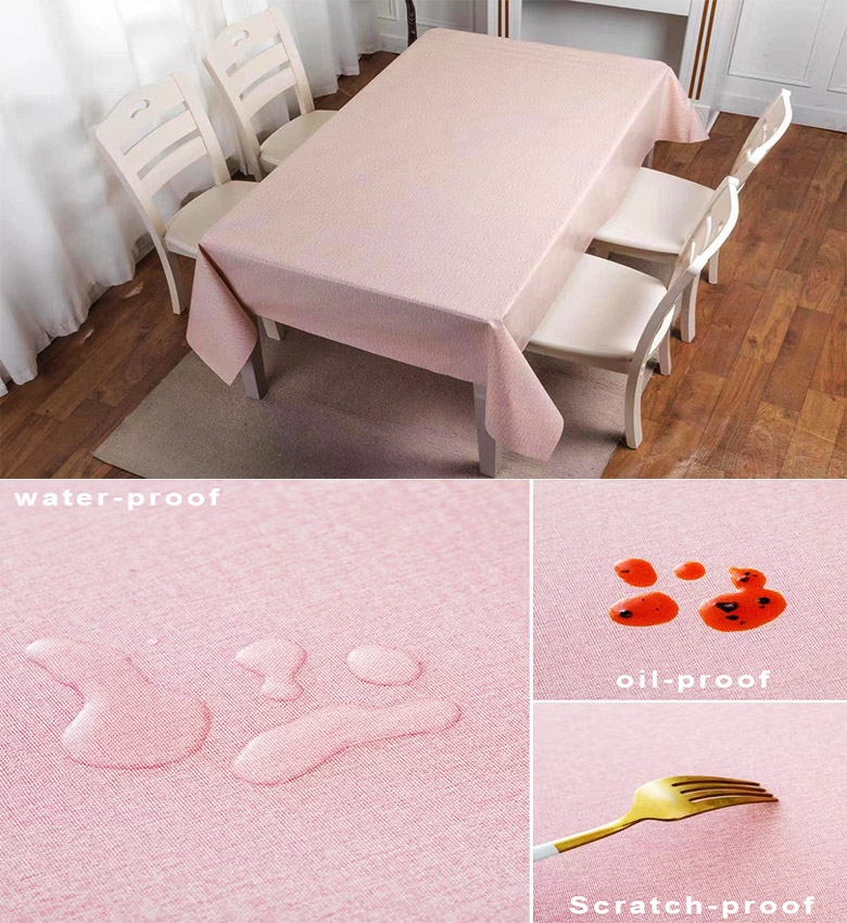 Modern Washable Table Cloth for Wedding Fabric Rectangular and Round Dining Tables