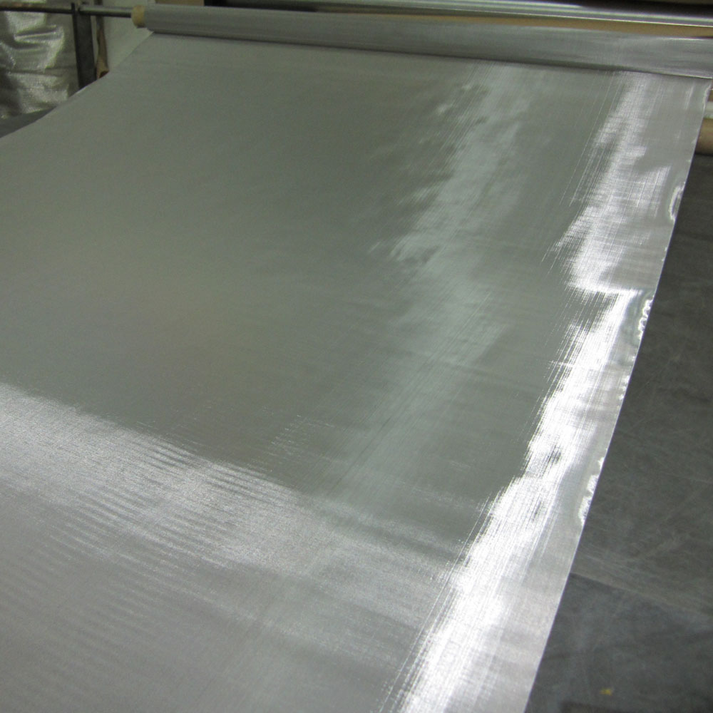 High Strength Stainless Steel Screen Printing Mesh 400 Mesh 41 Micron For Glass