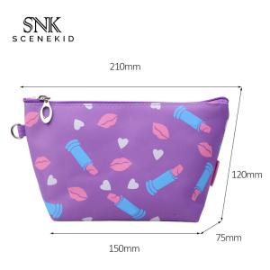 China Waterproof Custom Print Fancy Bride PU Makeup Bag wholesale