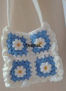 China Beauty Knitted Hand Made Bag Daisy Bag Customized Designed wholesale