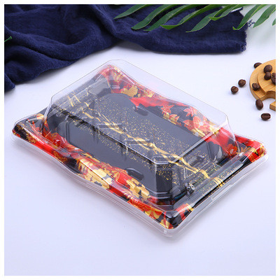 One Time BOPS HIPS Sushi Takeaway Packaging 14x8x2cm