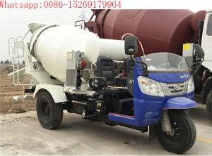 China china high quality 3 wheel 28-32hp 2m3 concrete mixer trucks wholesale